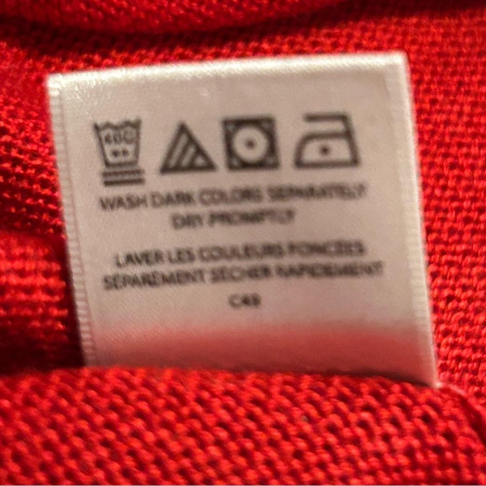 Van Heusen, crewneck,fine gauge sweater w/vertical raised stitching -size S/P - Picture 5 of 12